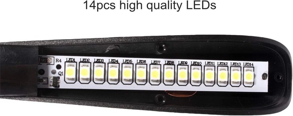 Dimmable USB Lamp, Flexible Keyboard Light, Mini Light for Laptop Black