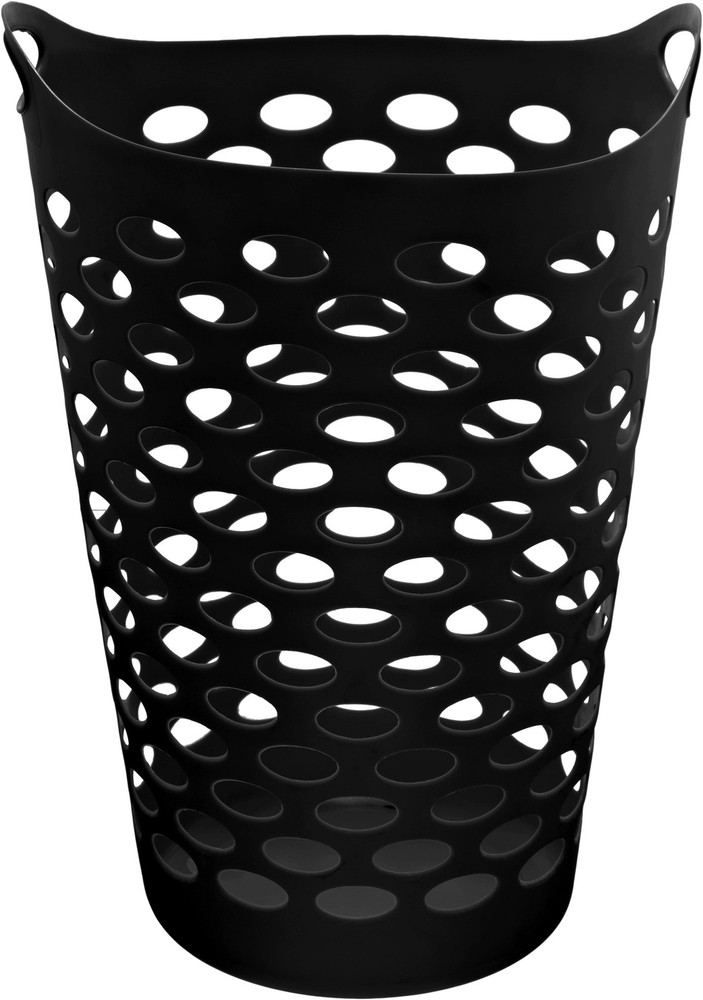 Mainstays Flex Carrying Handles Laundry Hamper, Black