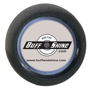BUFF and SHINE 8" black foam finish buffing pad #2000G
