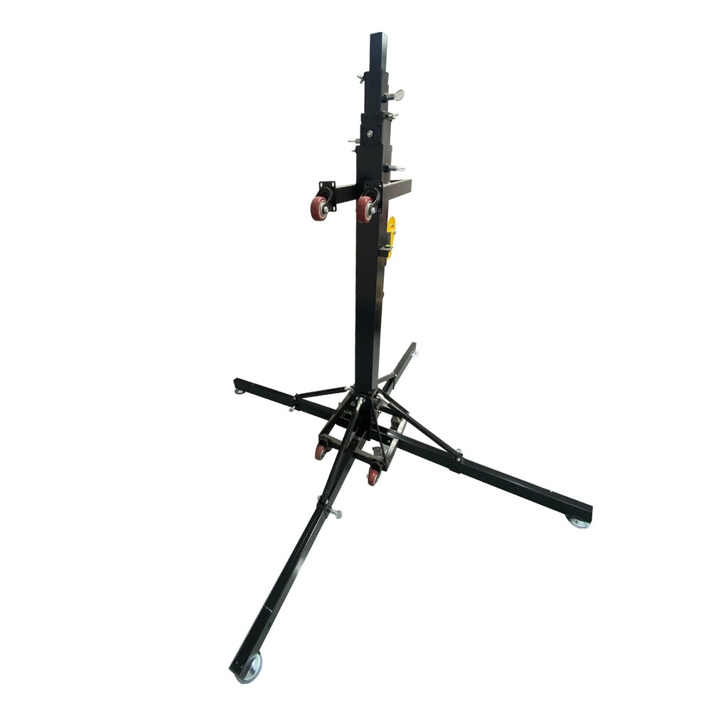 2Pcs 19Ft Stage Lighting Lifting Adjustable Height Iron Crank Stand w/ Outrigger