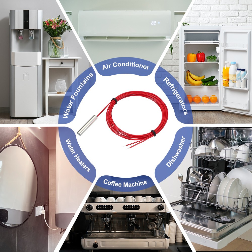 NTC Temperature Sensor, 10K 39 Inch 3950 1% Copper Temperature Sensor Probe