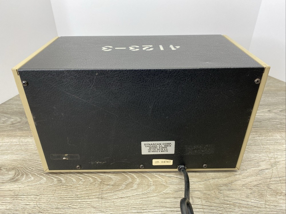 B & K Precision Solid State Model E 200D RF Signal Generator E-200D Powers On