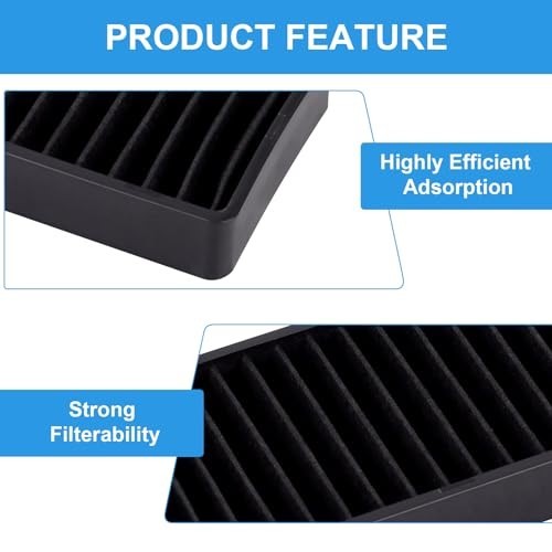 Microwave Charcoal Filter Replacement - Compatible with LG GE Kenmore (4 Pack)