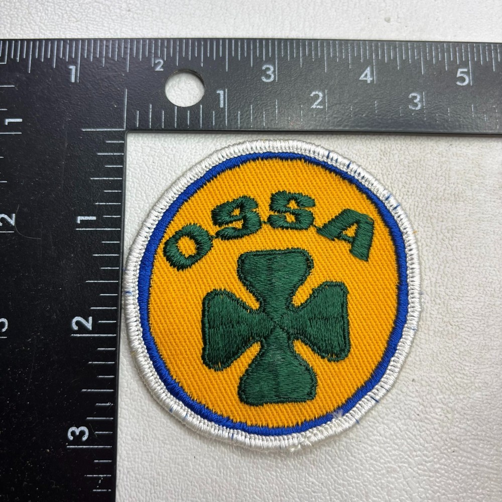 Vintage OSSA Motorcycle Biker Patch 061K