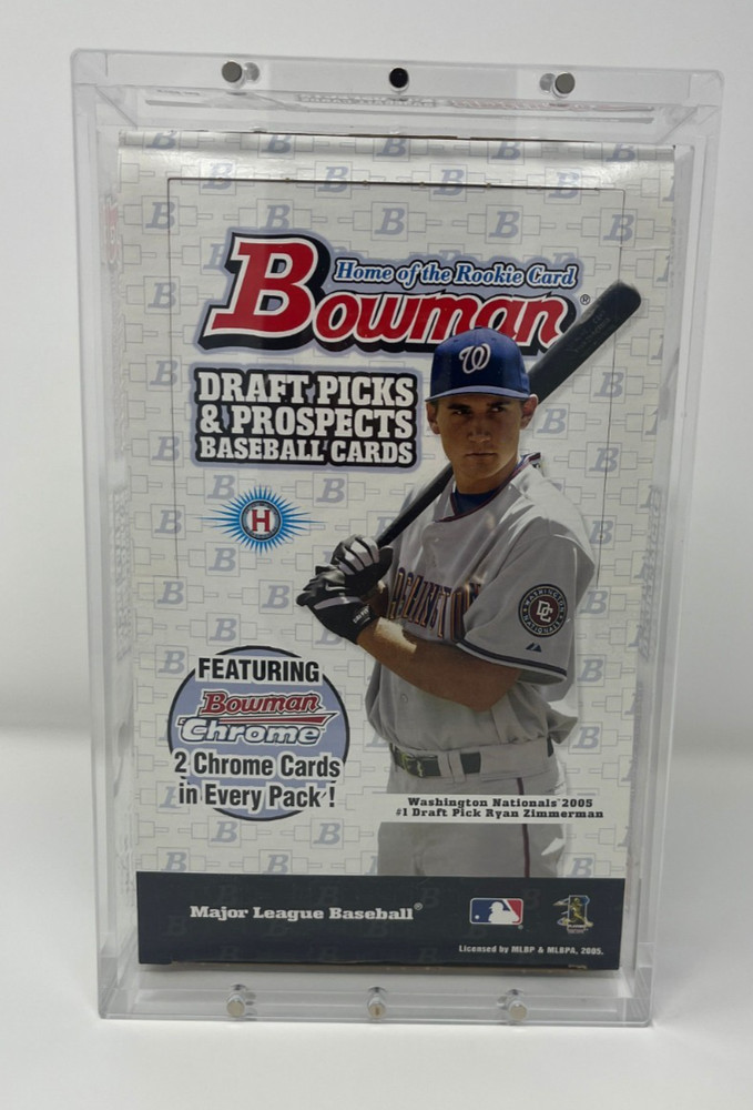 Acrylic Display Case Magnetic FITS 2005 Bowman Draft Picks Baseball Hobby Box