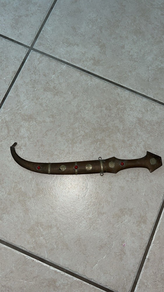 ANTIQUE KHANJAR DAGGER KNIFE MIDDLE EASTERN KNIFE RARE