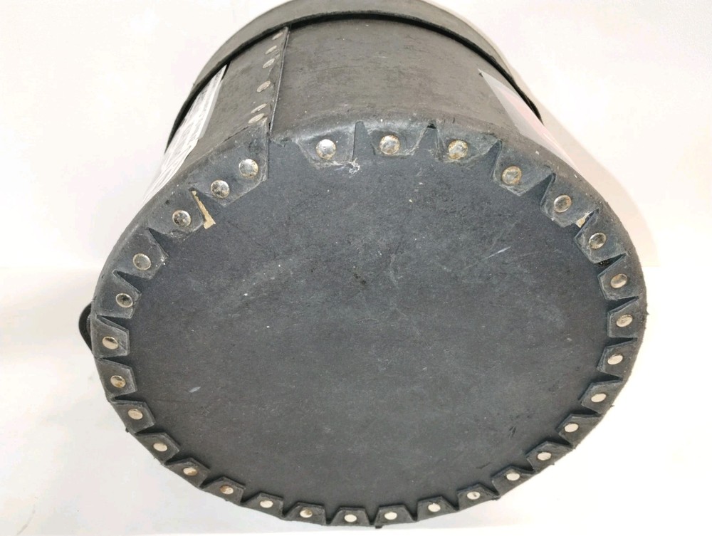 Drum Case, Hard Fiber with Straps, Read Description For Measurements.
