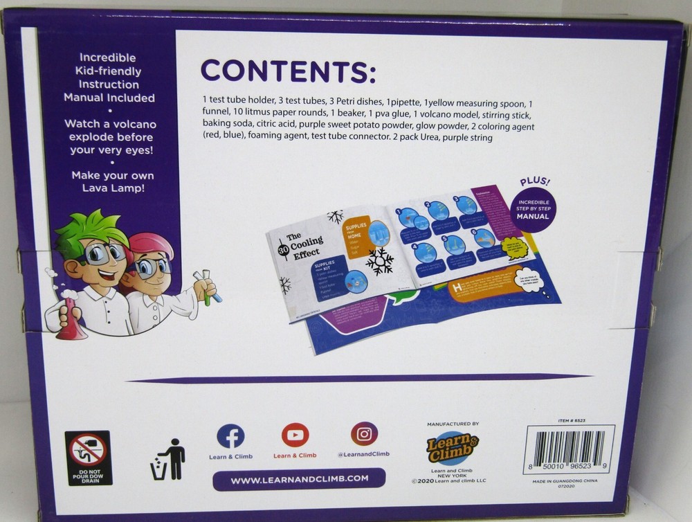 Learn and Climb 20+ Cool Experiments, Dynamo Lab. New.