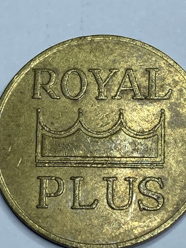2 ROYAL PLUS AUTOMATIC TOKENS - RARE - LOOK!