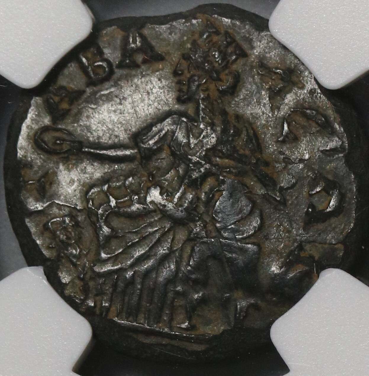 193 Lydia Tabala NGC XF Julia Domna Roman Provincial AE22 Cybele (20112102C)