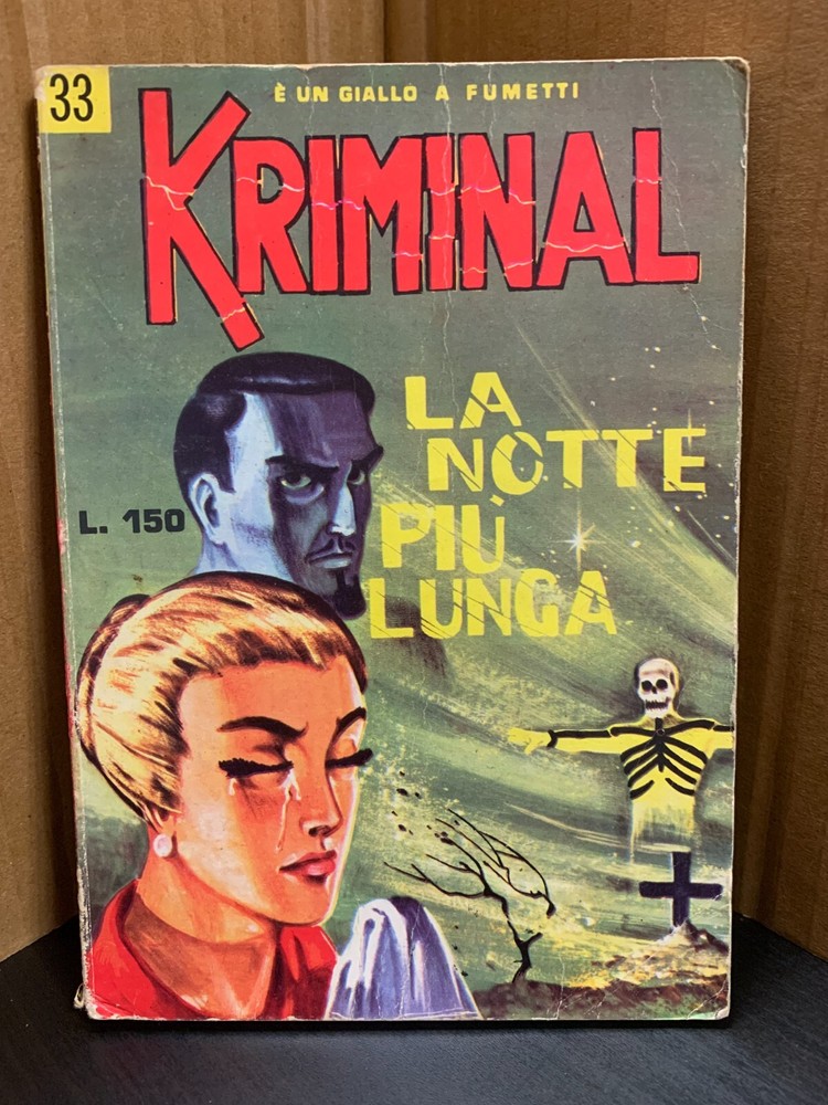 KRIMINAL No. 33 - THE LONGEST NIGHT - HORN EDITION 1966 ORIGINAL