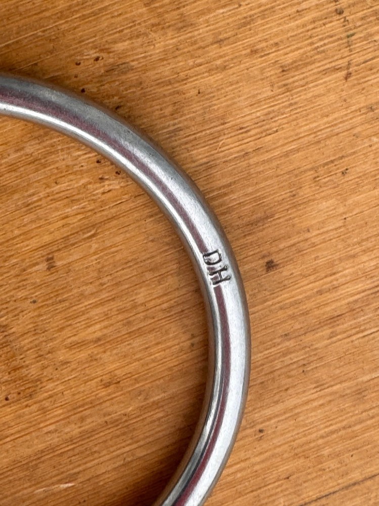 Don Hansen Thin Twisted Wire Offset D Ring Western Snaffle Bit ~ 5"