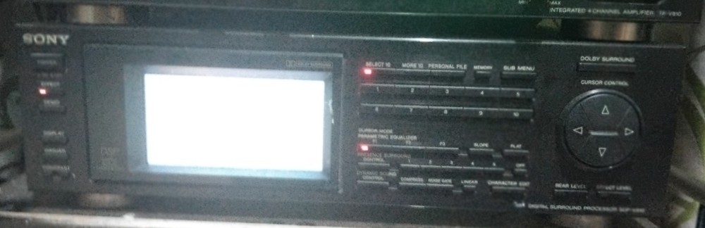 Vintage Sony Liberty SDP-V810 Digital Sound Processor Graphic Equalizer Analyzer