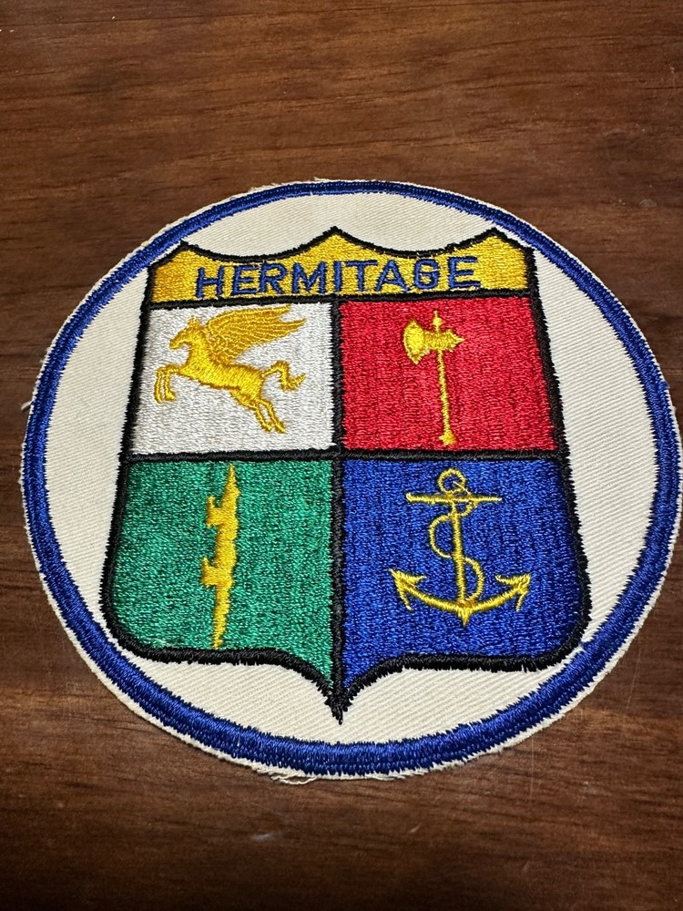 Vintage US Navy USS Hermitage LSD-34 Ship Patch