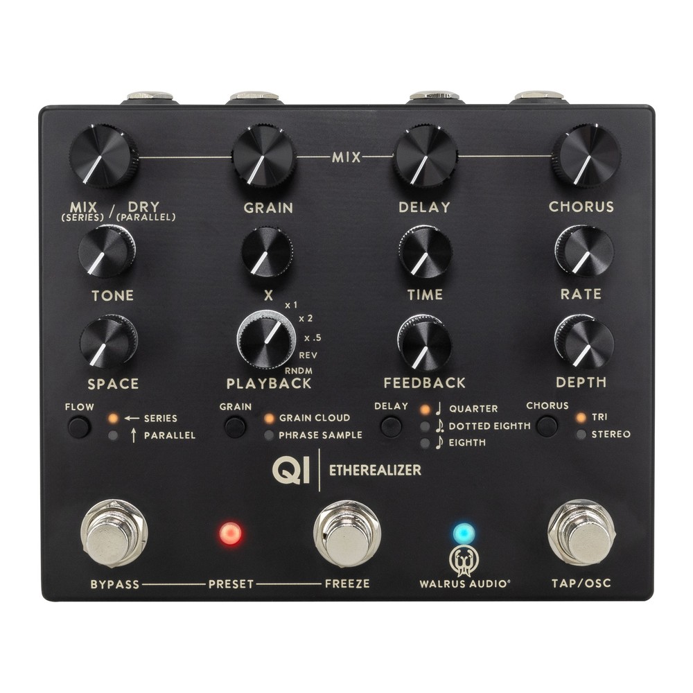 Walrus Qi Etherealizer Stereo Multi-effects - Black