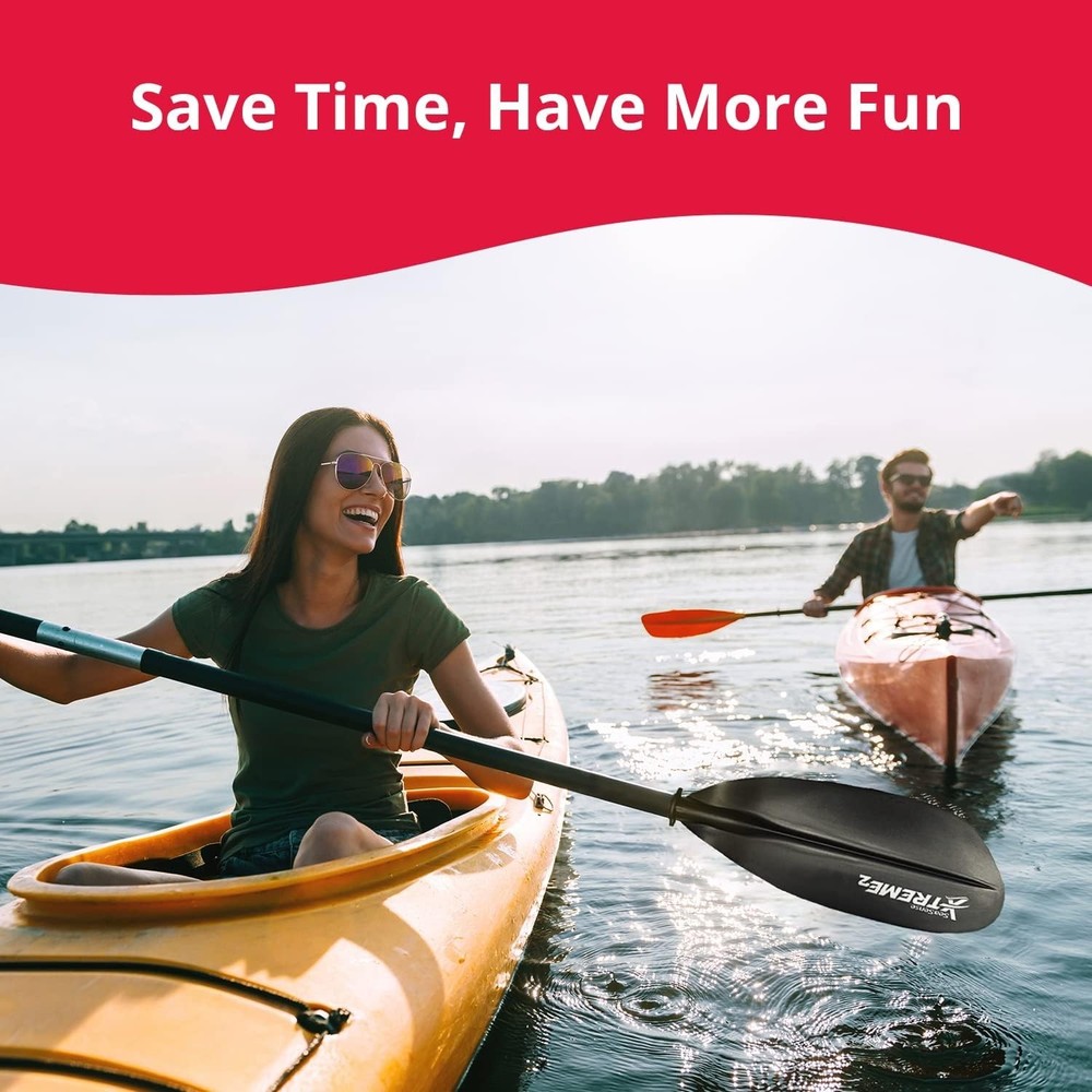 Durable Black 96" Kayak Paddle Lightweight