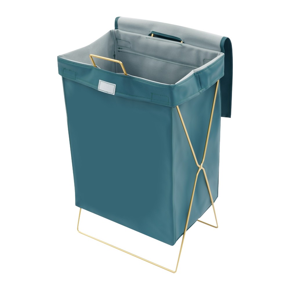 Foldable Laundry Hamper X-Frame Laundry Basket Dirty Clothes Basket with Lid