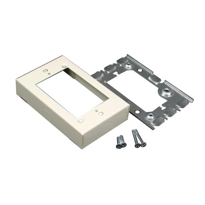 Wiremold V5751 Raceway 1- Gang Flush Type Extension Adapter Ivory