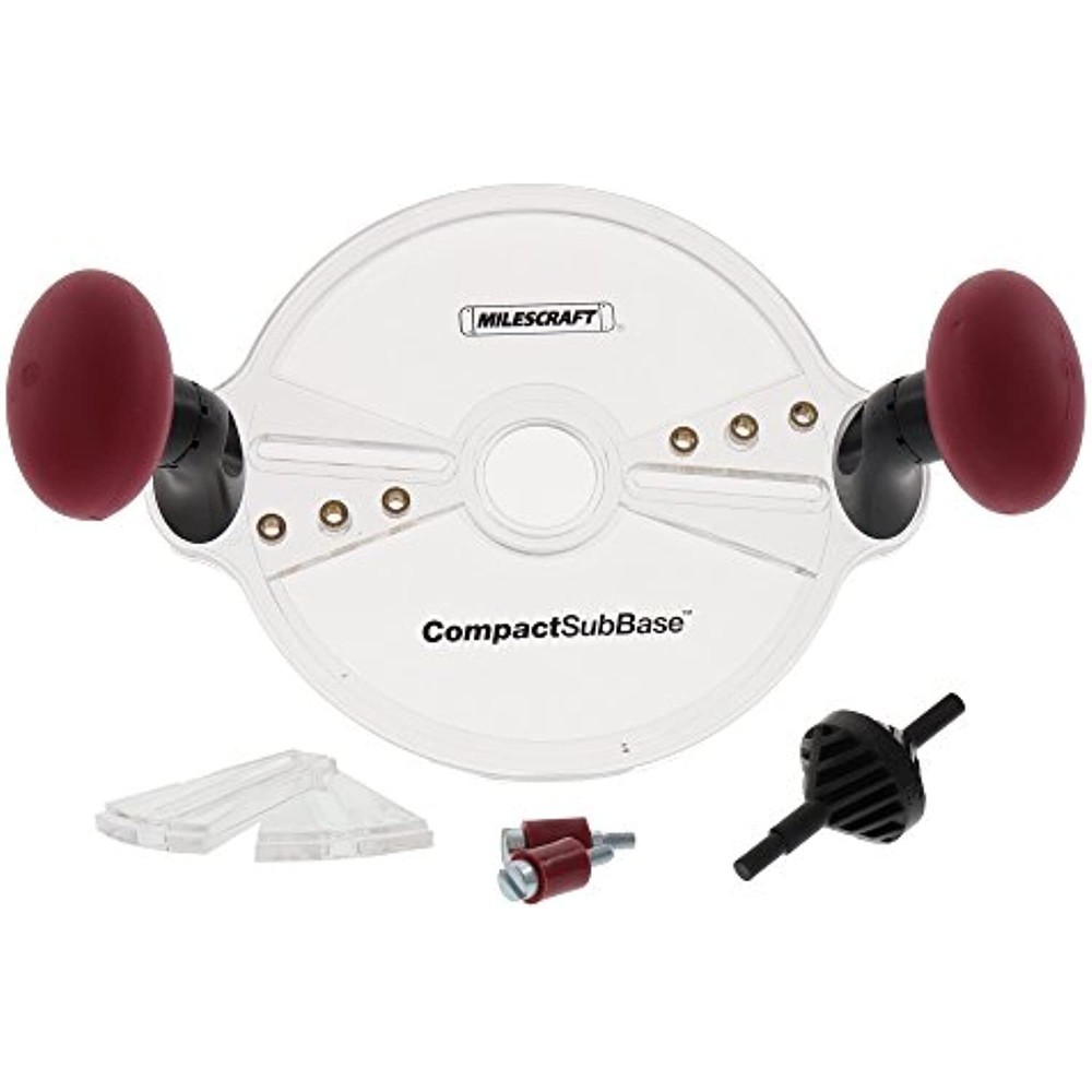 Milescraft 1225 Compact Sub Base - Universal Sub Base for Compact / Trim Routers