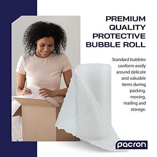 Protective Bubble Roll - 450FTx12IN Clear