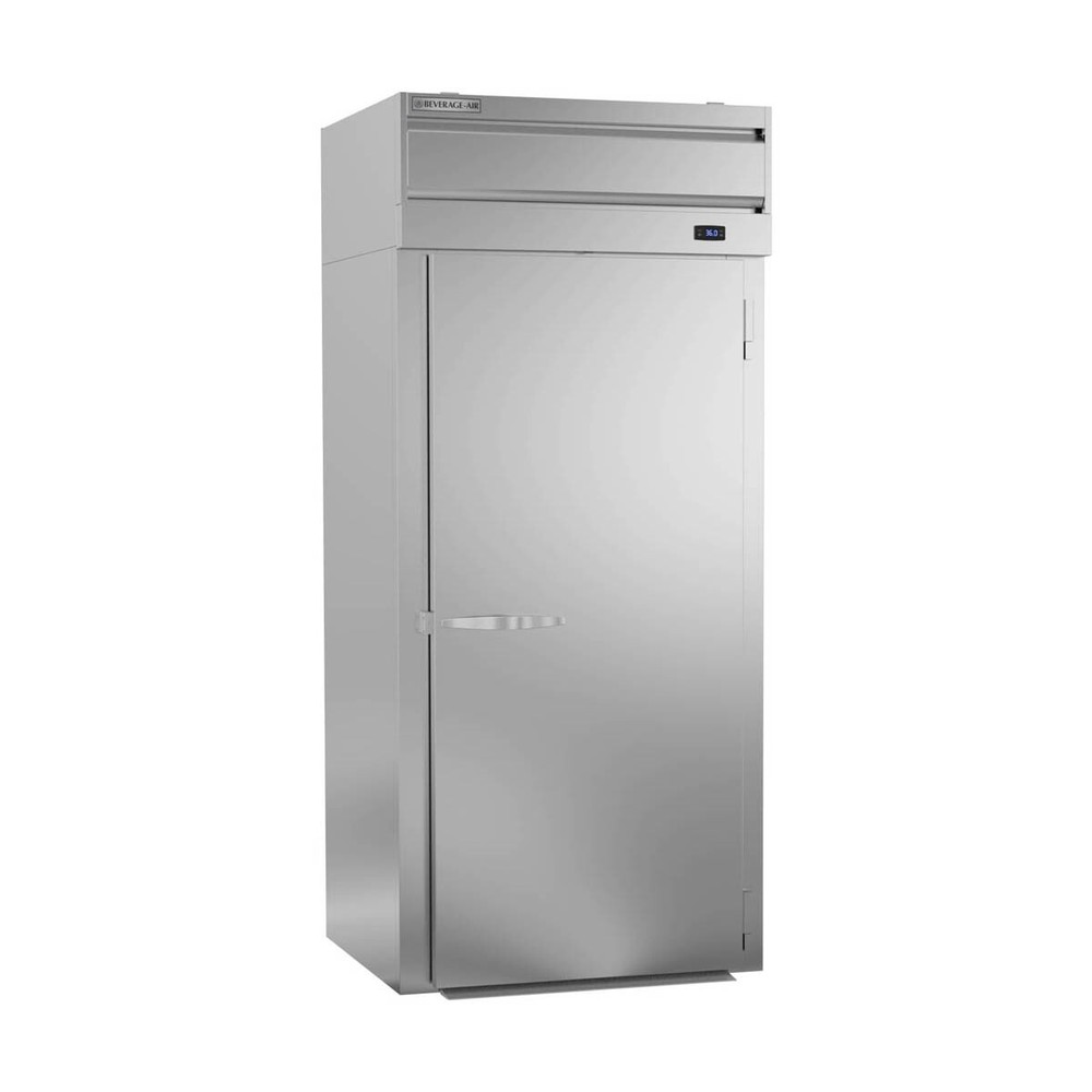 Beverage Air PRI1HC-1AS 36" One Section Solid Door Roll-In Refrigerator, Self...