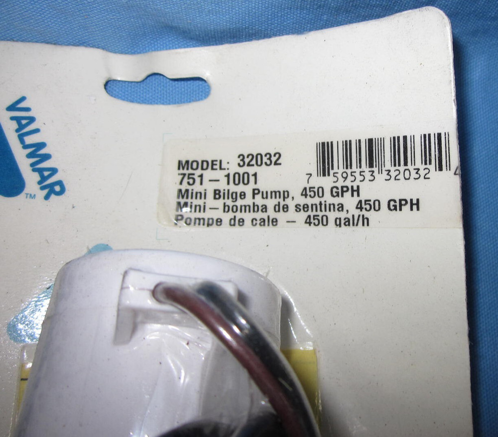 Valmar Model 32032 Mini Blige Pump .. new
