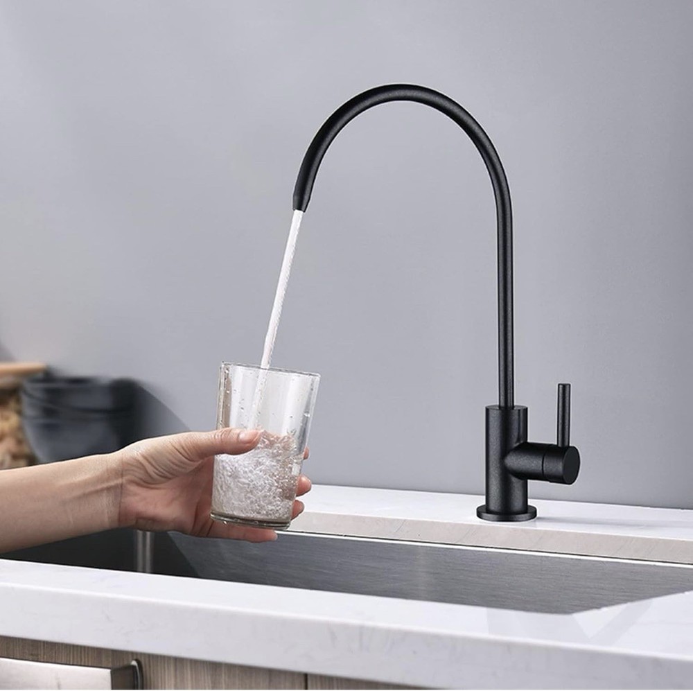 water faucet kitchen Black