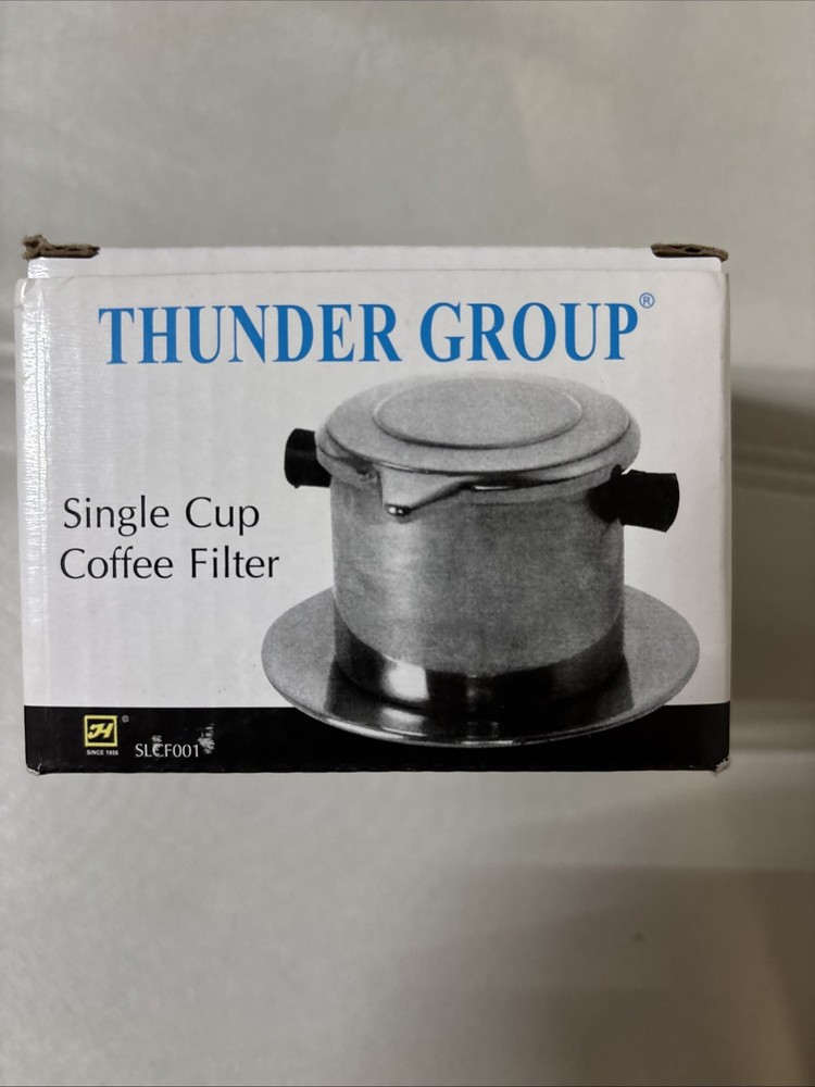 Thunder Group Single Cup Coffee Filter Stainless Steel New Open Box