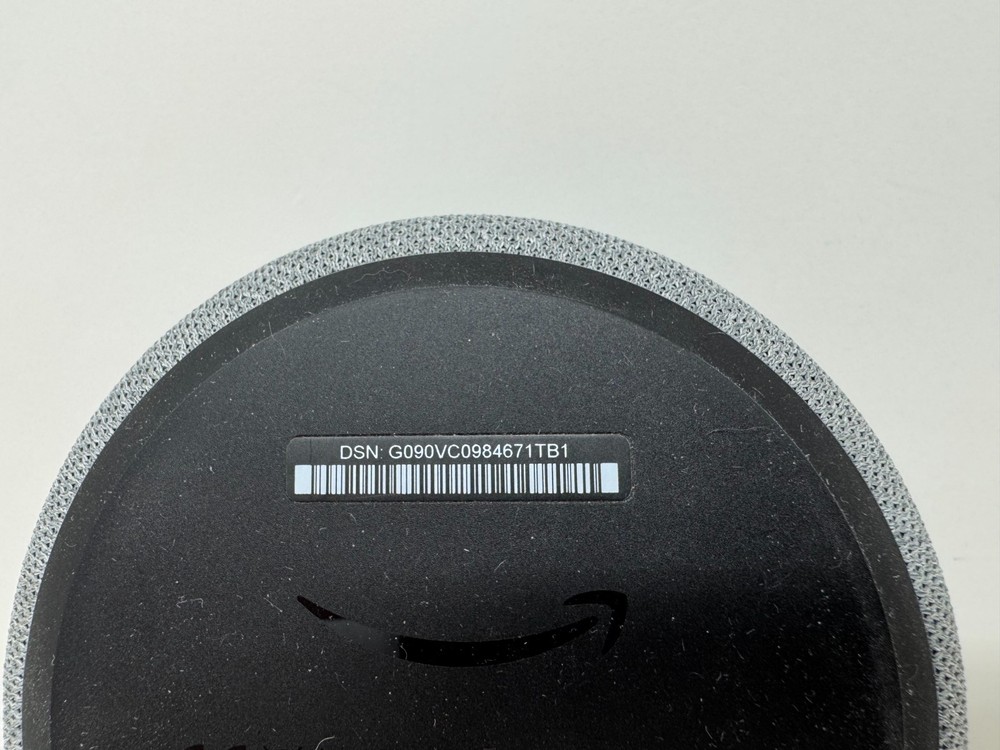 Amazon Echo Dot 3rd Gen Smart Speaker Alexa D9N29T Grey - Tested UNIT ONLY NO AC