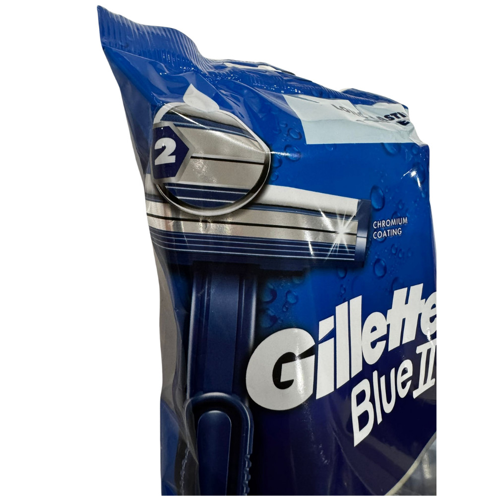 Gillette Blue II Fixed Head Disposable 10 Razors