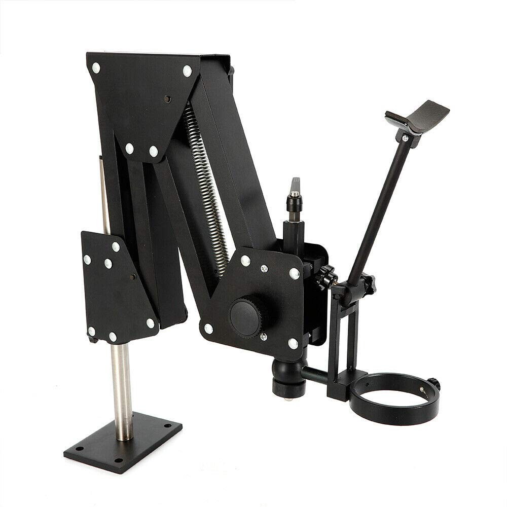 Micro Jewelry Inlaid Stand, Microscope & Spring Bracket, Black