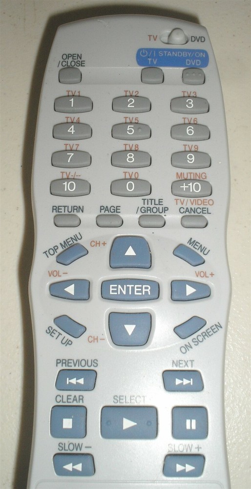 JVC RM-SXV065A TV/DVD Remote Control