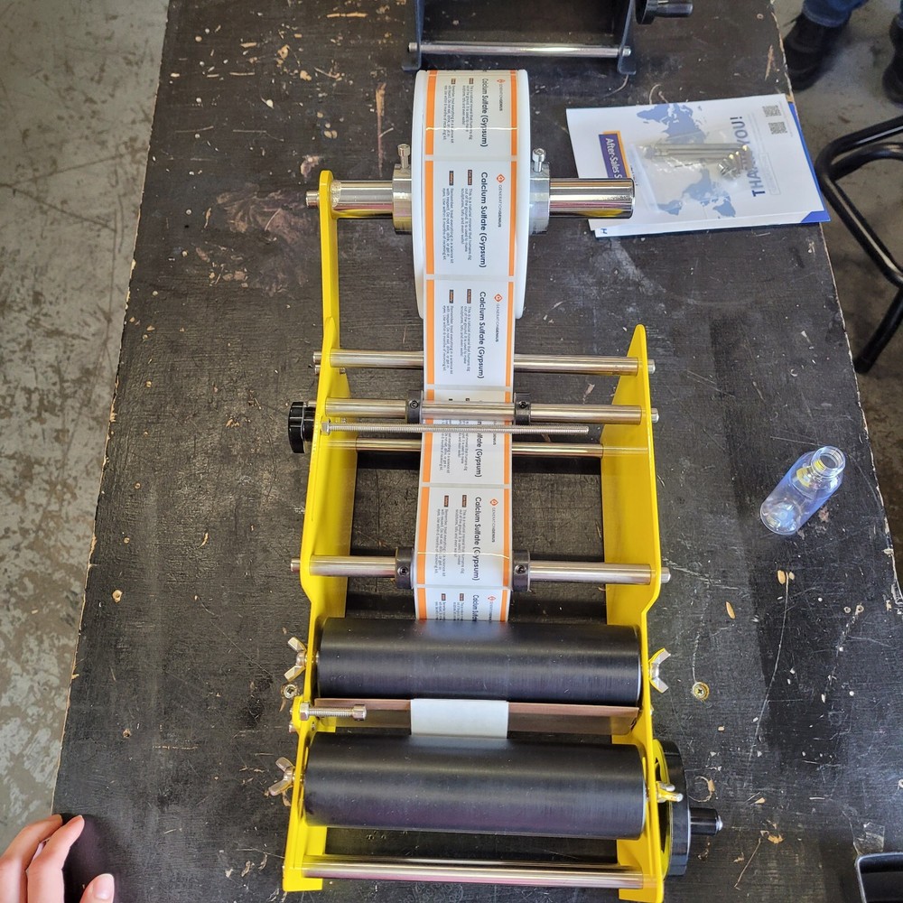 Round Label Machine Manual Table Top