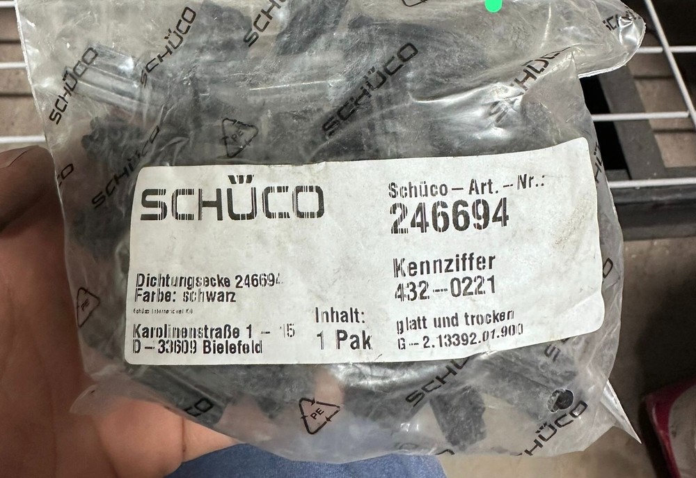 Schuco Gasket Corners Ref: 246694 (10pair/pack)