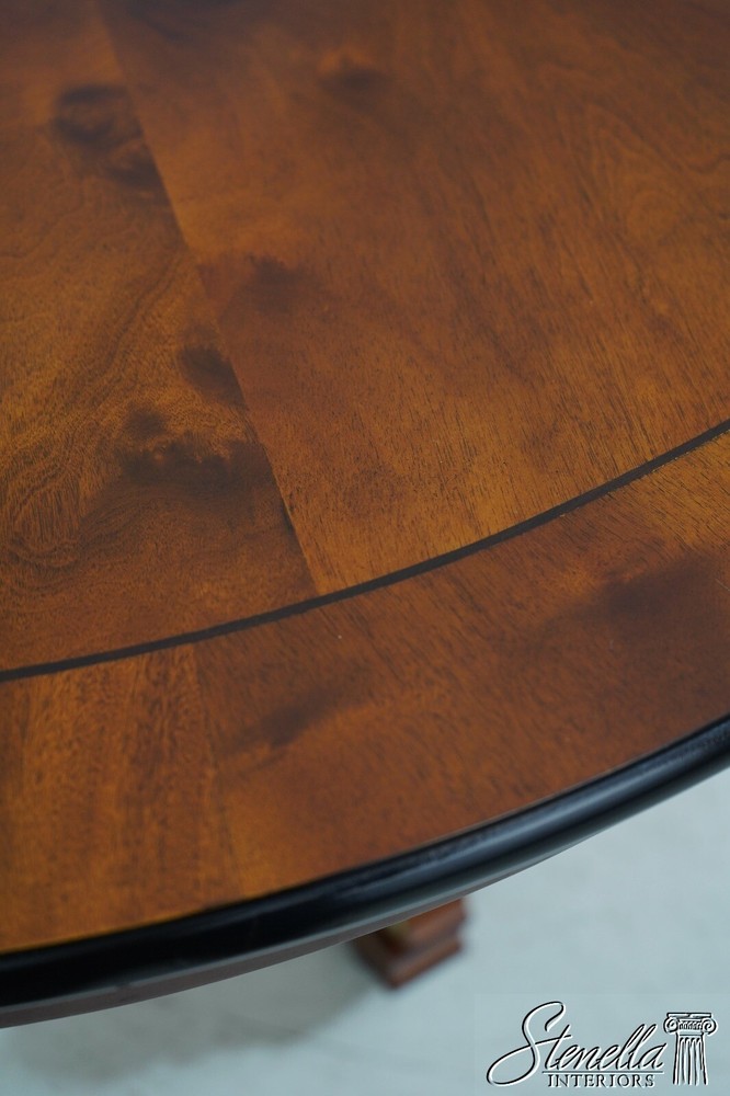 L66009: CENTURY Neoclassical Cherry Walnut Dining Room Table