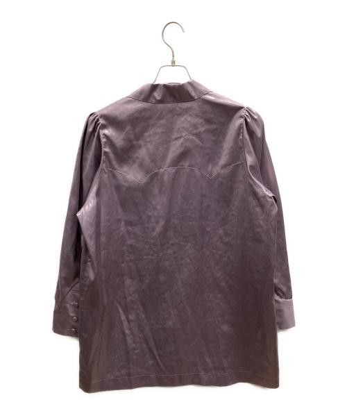 BELPER GLOSSY WESTAN SHIRT purple