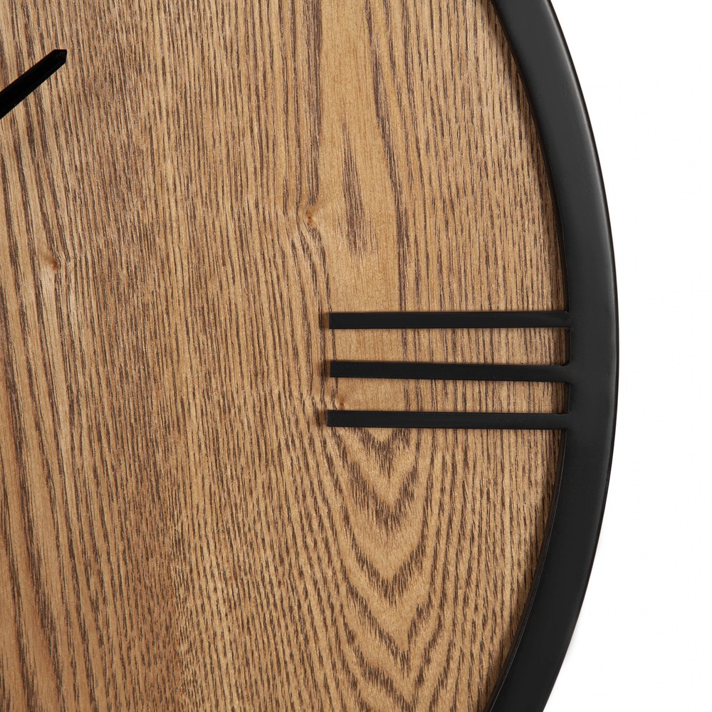 Kate and Laurel Pronte Wood Wall Clock