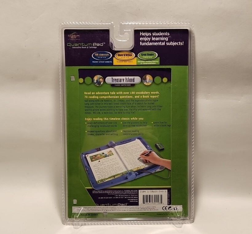Treasure Island Leap Frog Quantum Pad Learning System Brand New