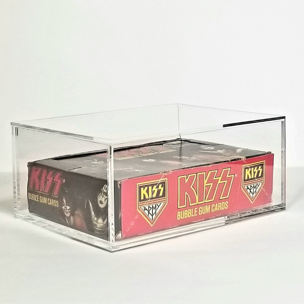 WAX PACK BOX CASE PROTECTOR STORAGE DISPLAY HOLDER CLEAR ACRYLIC PLASTIC CARDS +