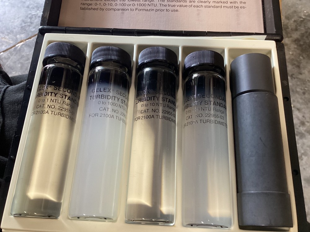 HACH Turbidity Standard Kit used with model 2100A Turbidimeter