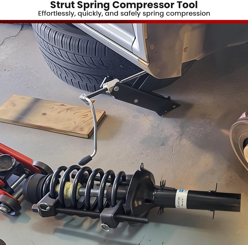 Macpherson Strut Spring Compressor 2pc Heavy Duty Coil Spring Compressor Stru...