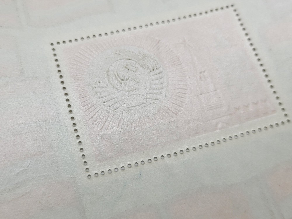 Vintage postage stamps USSR Block of stamps 50th anniversary formation the USSR