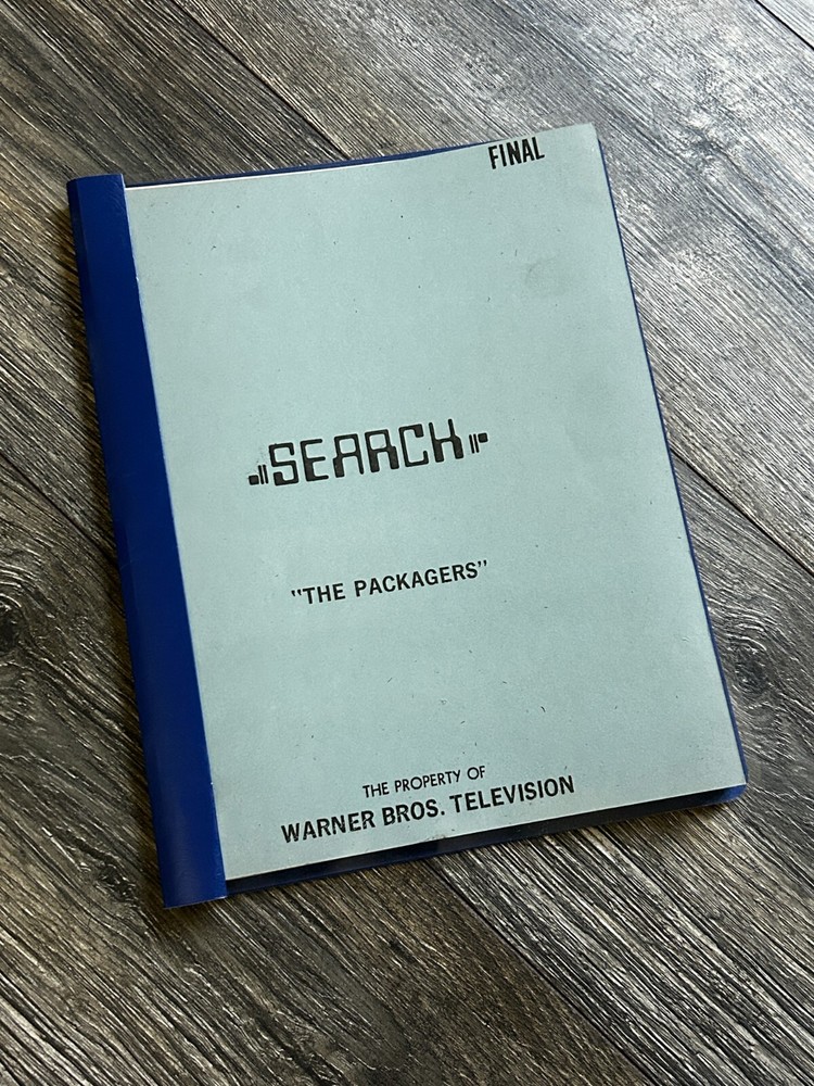 SEARCH TV Show Script The Packagers Final Draft Oct 16 1972 Robert Dennis