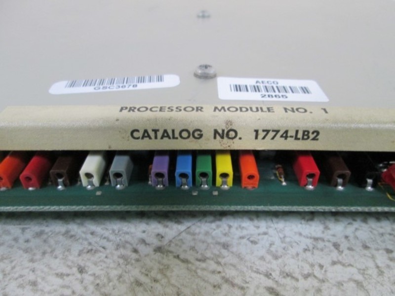 ALLEN BRADLEY PROCESSOR MODULE NO. 1 1774-LB2 UNMP