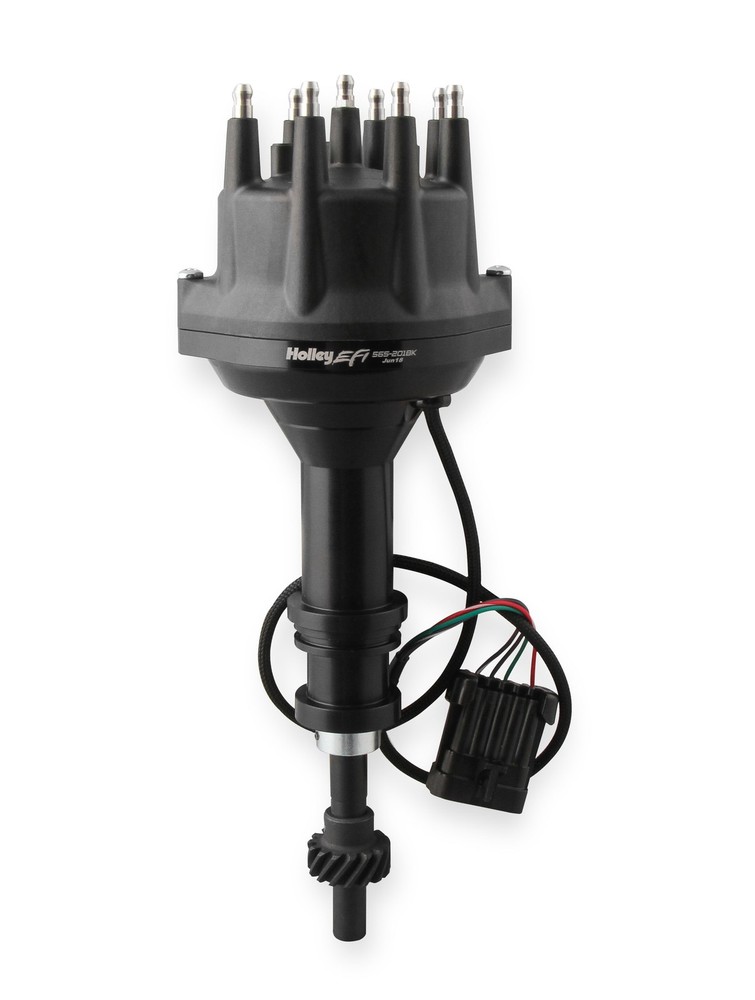 Holley EFI 565-201BK Dual Sync 351W Distributor, Black