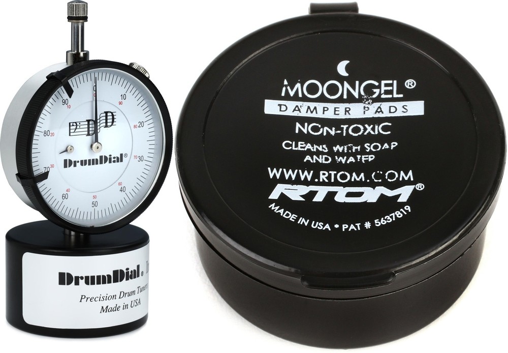 DrumDial Drum Tuner + RTOM MG Value Bundle