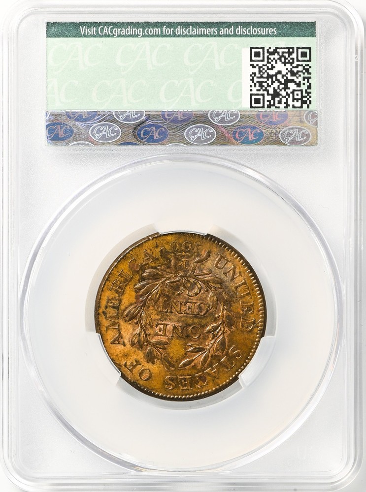 1803 DRAPED BUST 1C PCGS MS 64 RB