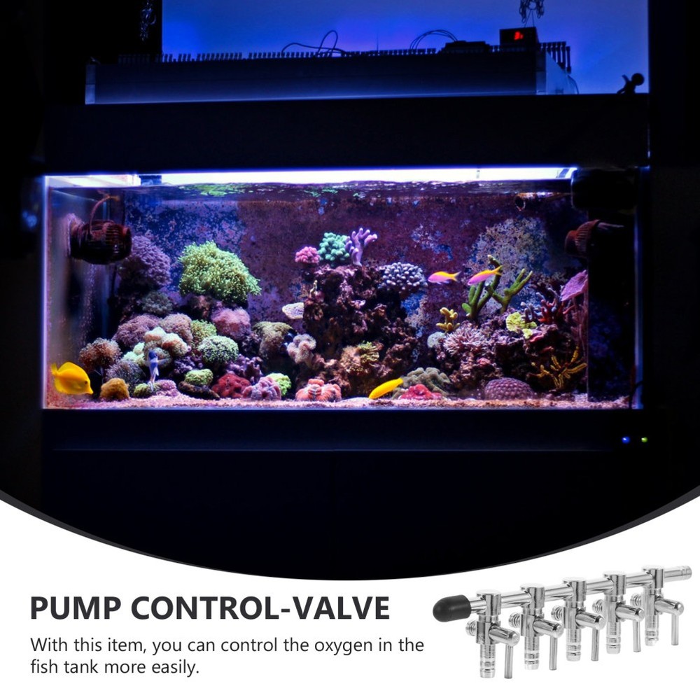 Aquarium Regulator Valve Flow Control Lever Connector