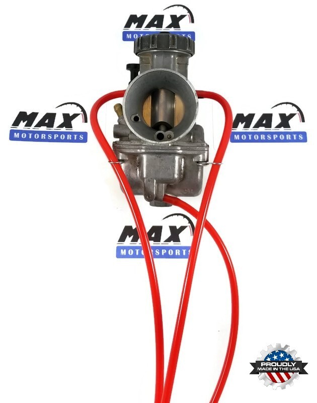 5' HONDA RED 4mm|3.2mm ID CARBURETOR VENT HOSE KIT CR 80 85 125 250 PJ PWK CARB