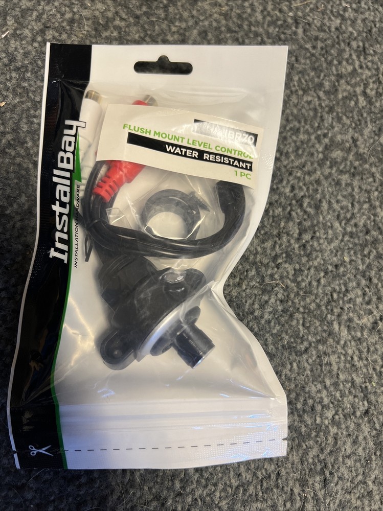 Install Bay IBR70 Water Resistant Flush Amplifier Remote RCA Level Control Knob